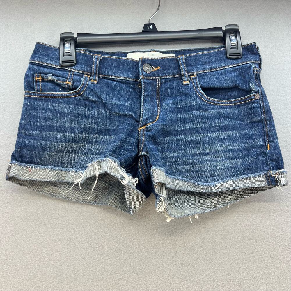 Abercrombie & Fitch Women's Jean Boyfriend Shorts Size 2 Summer Essentials